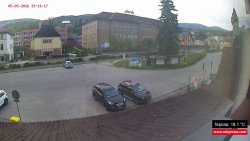Střed obce Rokytnice nad Jizerou