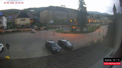 Střed obce Rokytnice nad Jizerou