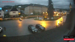 Střed obce Rokytnice nad Jizerou