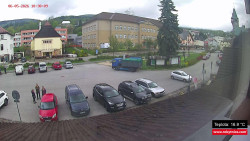 Střed obce Rokytnice nad Jizerou