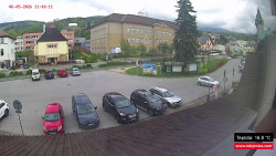 Střed obce Rokytnice nad Jizerou