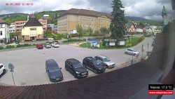 Střed obce Rokytnice nad Jizerou