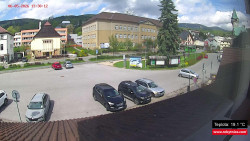 Střed obce Rokytnice nad Jizerou