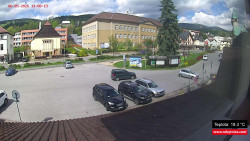 Střed obce Rokytnice nad Jizerou