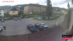 Střed obce Rokytnice nad Jizerou
