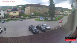 Střed obce Rokytnice nad Jizerou