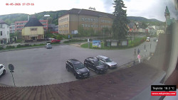 Střed obce Rokytnice nad Jizerou