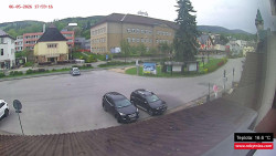 Střed obce Rokytnice nad Jizerou