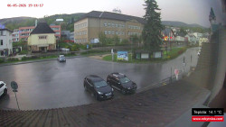Střed obce Rokytnice nad Jizerou
