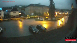 Střed obce Rokytnice nad Jizerou