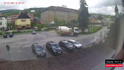 Střed obce Rokytnice nad Jizerou