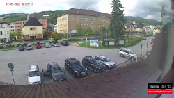 Střed obce Rokytnice nad Jizerou