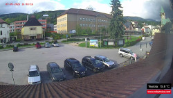 Střed obce Rokytnice nad Jizerou