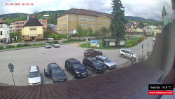 Střed obce Rokytnice nad Jizerou