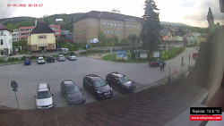Střed obce Rokytnice nad Jizerou