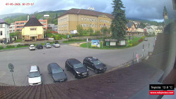 Střed obce Rokytnice nad Jizerou