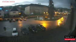Střed obce Rokytnice nad Jizerou