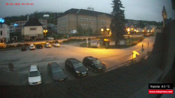 Střed obce Rokytnice nad Jizerou