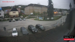 Střed obce Rokytnice nad Jizerou