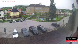 Střed obce Rokytnice nad Jizerou
