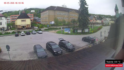 Střed obce Rokytnice nad Jizerou