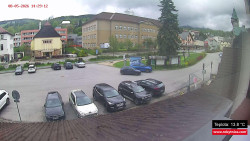 Střed obce Rokytnice nad Jizerou