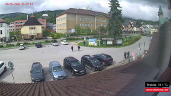 Střed obce Rokytnice nad Jizerou