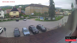 Střed obce Rokytnice nad Jizerou