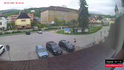 Střed obce Rokytnice nad Jizerou