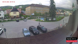 Střed obce Rokytnice nad Jizerou