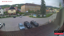 Střed obce Rokytnice nad Jizerou