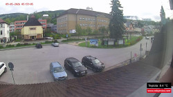 Střed obce Rokytnice nad Jizerou