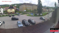 Střed obce Rokytnice nad Jizerou