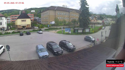 Střed obce Rokytnice nad Jizerou