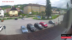 Střed obce Rokytnice nad Jizerou