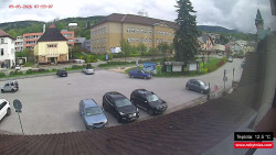 Střed obce Rokytnice nad Jizerou