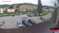 Střed obce Rokytnice nad Jizerou