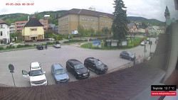 Střed obce Rokytnice nad Jizerou