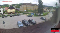 Střed obce Rokytnice nad Jizerou