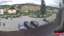 Střed obce Rokytnice nad Jizerou