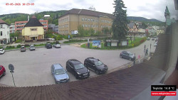 Střed obce Rokytnice nad Jizerou