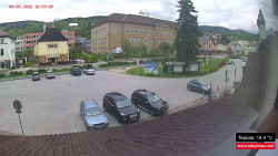 Střed obce Rokytnice nad Jizerou