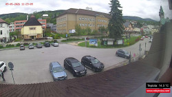 Střed obce Rokytnice nad Jizerou