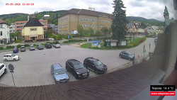 Střed obce Rokytnice nad Jizerou
