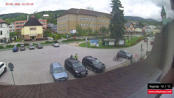 Střed obce Rokytnice nad Jizerou