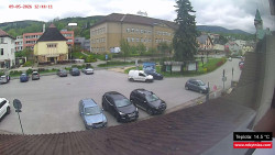 Střed obce Rokytnice nad Jizerou