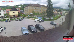 Střed obce Rokytnice nad Jizerou