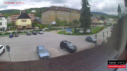 Střed obce Rokytnice nad Jizerou