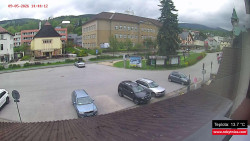 Střed obce Rokytnice nad Jizerou