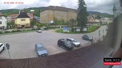 Střed obce Rokytnice nad Jizerou